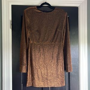 Shimmery mini dress